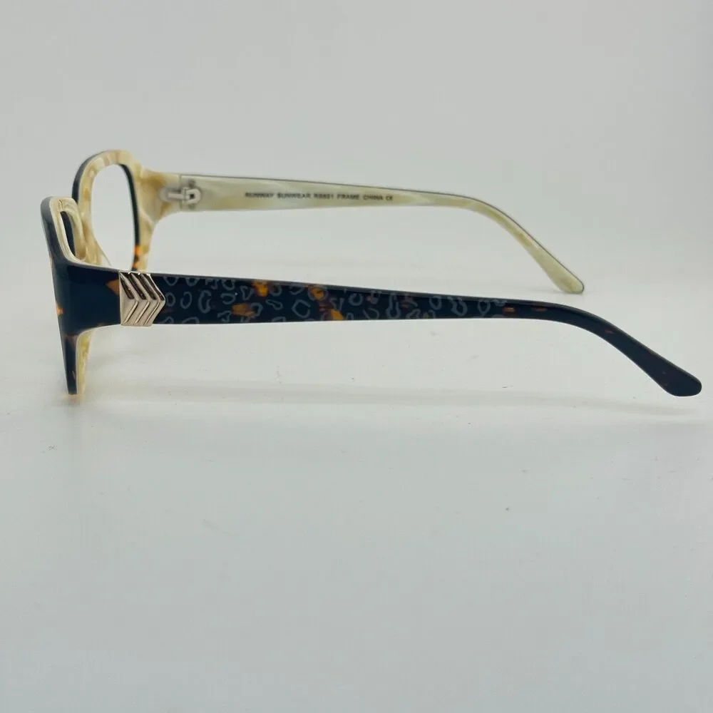 RUNWAY SUNWEAR Sunglass‎ Frames Only RS621 56-17-135 Tortoise/Cream H14322